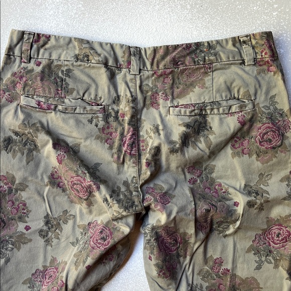 Joe Fresh Khaki Floral Pants - Picture 4 of 8